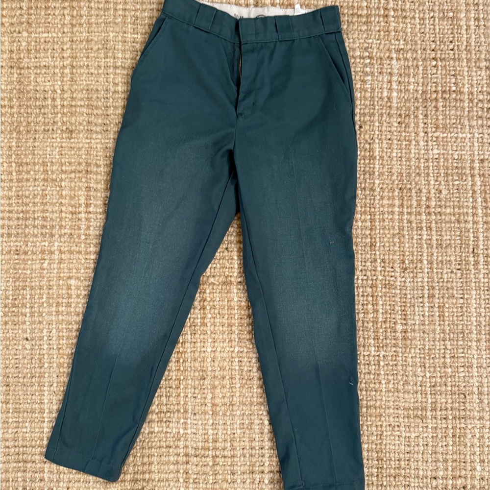 Dickies Green Chino Pants Classic Style